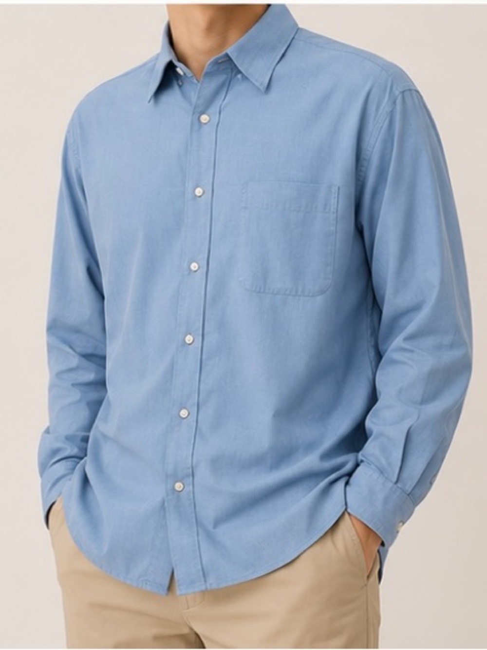 Tommy Bahama Light Blue Men's Button-Up Dress Shirt